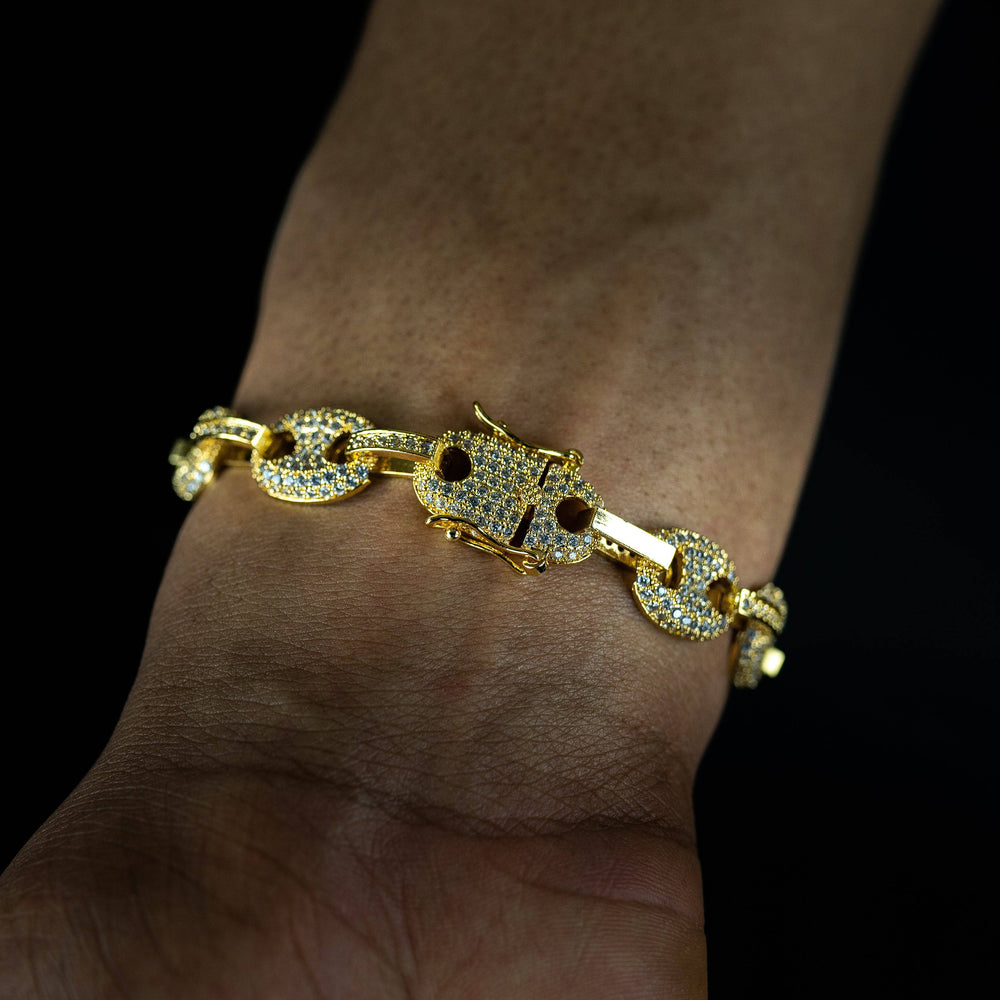 14mm Gucci Link Bracelet - ICECLIQUE JEWELRY 