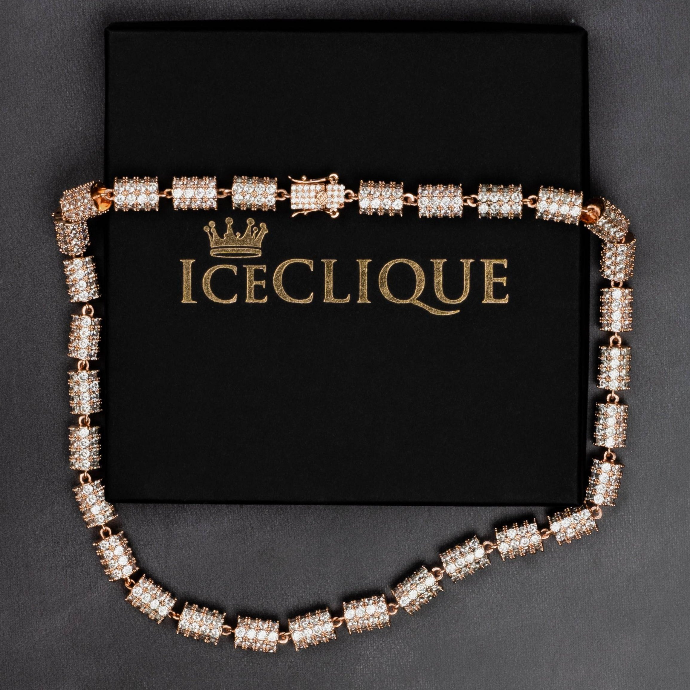 Ice Spice Chain 10mm Iced Cylinder Chain – ICECLIQUE JEWELRY