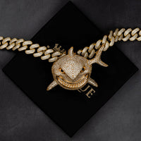 Iced Scorpion Pendant