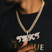 Custom Cursive Letter Pendant