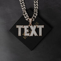 Custom Modern Letter Pendant