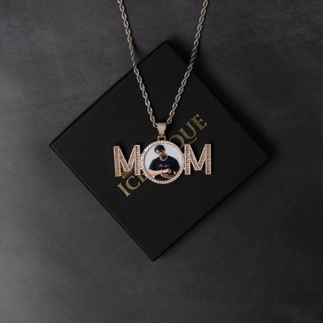 Mom Custom Photo Pendant