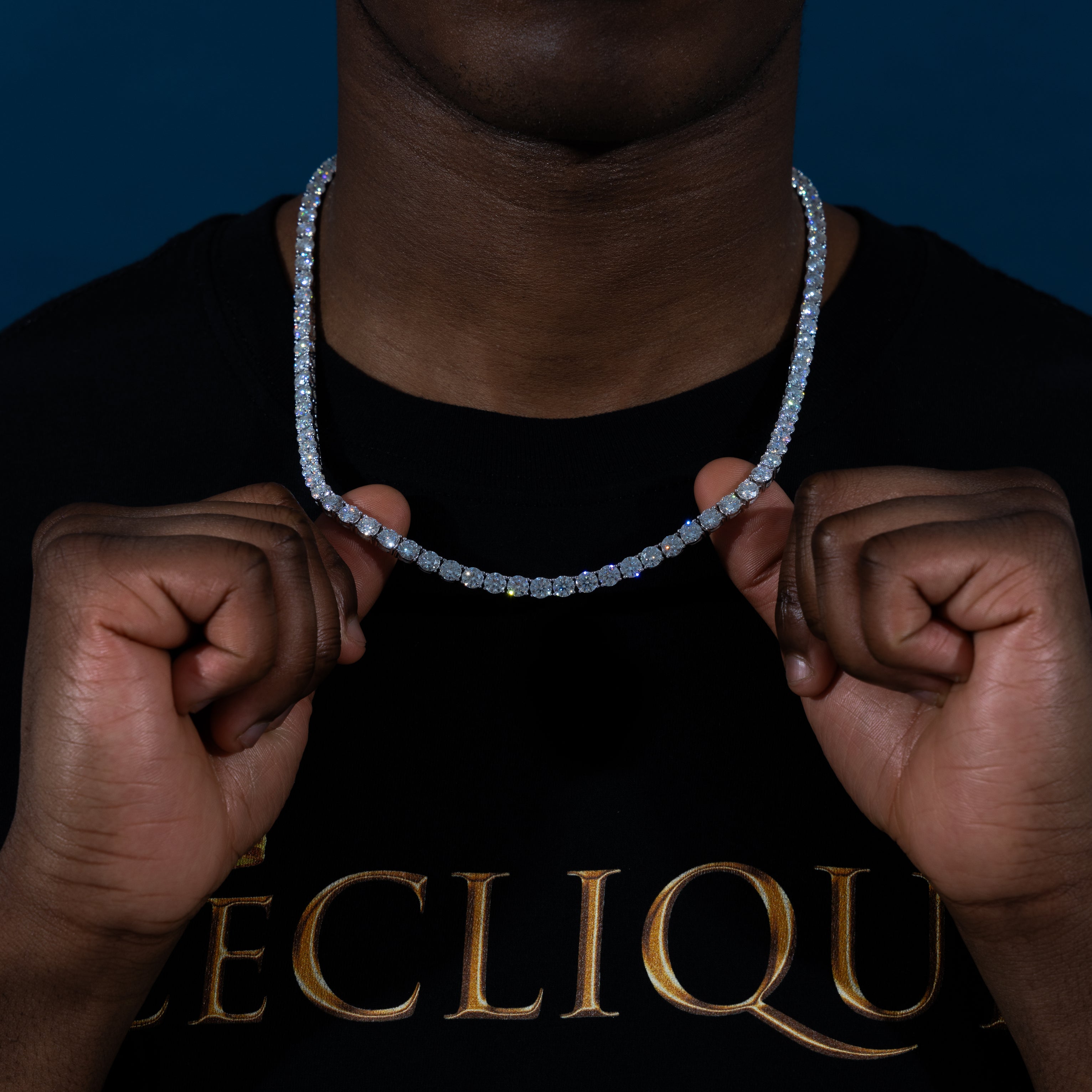 送料込☆King Ice 5mm Tennis Bracelet Streetwear Bracelets | Hip Hop Jewelry | King Ice